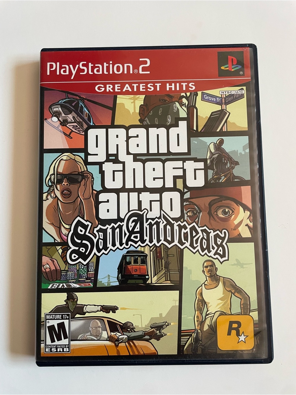 PS2 Grand Theft Auto San Andreas Greatest Hits Video Game Y2K